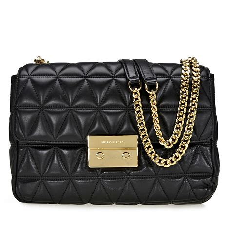 michael kors sloan satchel black